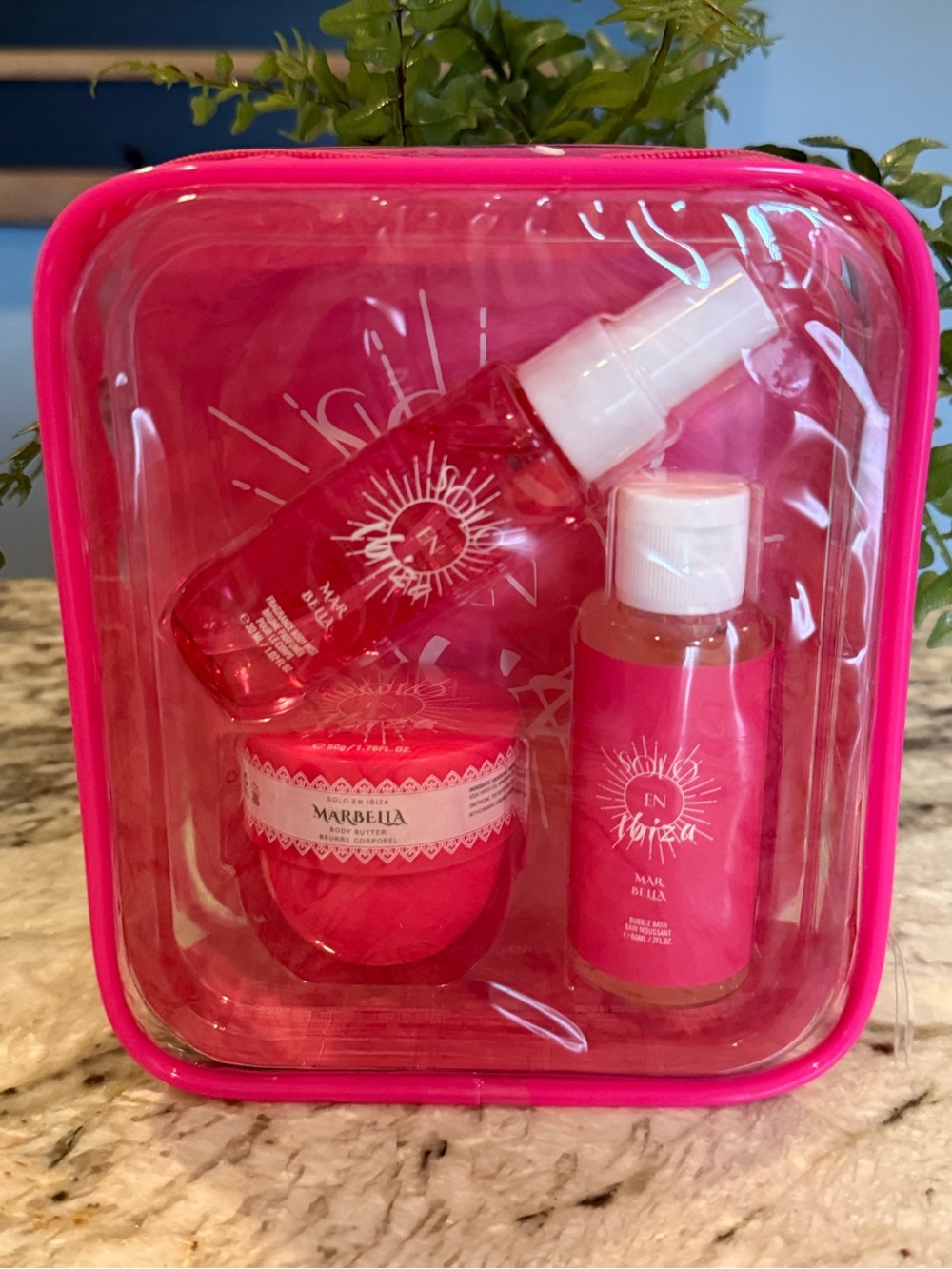 Sol de Ibiza Marbella 3-Pc Bath Body Gift Set Mist Butter Bubble Bath NEW